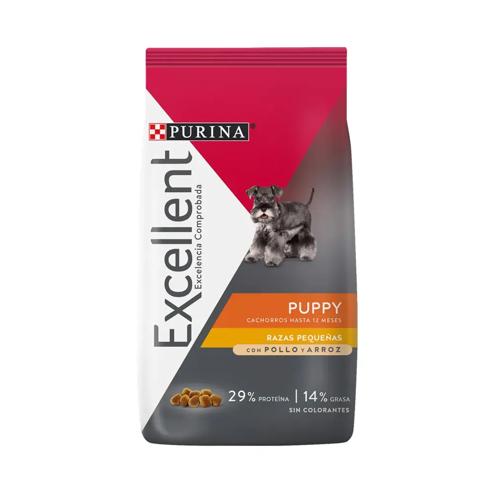 Purina Excellent Alimento Seco para Perro Cachorro Raza Pequeña 1.5 kg
