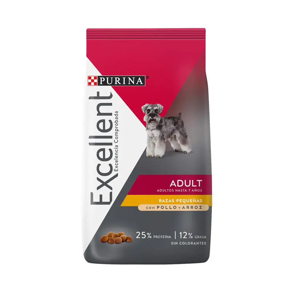 Purina Excellent Alimento Seco para Perro Adulto Raza Pequeña 7.5 kg