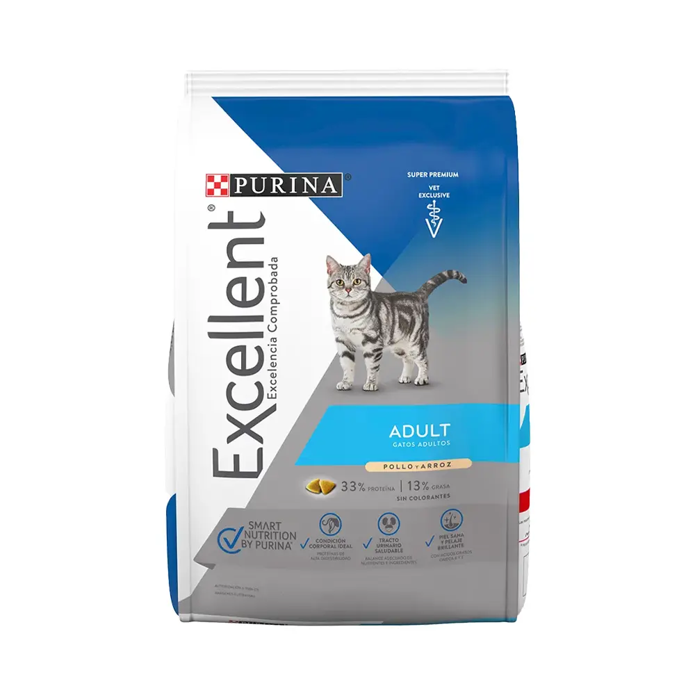 Purina Excellent Alimento Seco para Gato Adulto 3 kg
