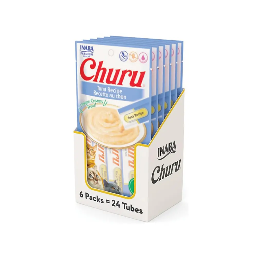 Inaba Churu Premios para Gato Receta Atun Caja 336 g
