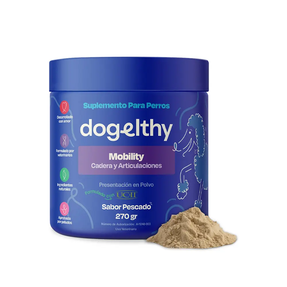 [DE-MB-270G] Dogelthy Suplemento Auxiliar en Movilidad para Perro y Gato 270 g