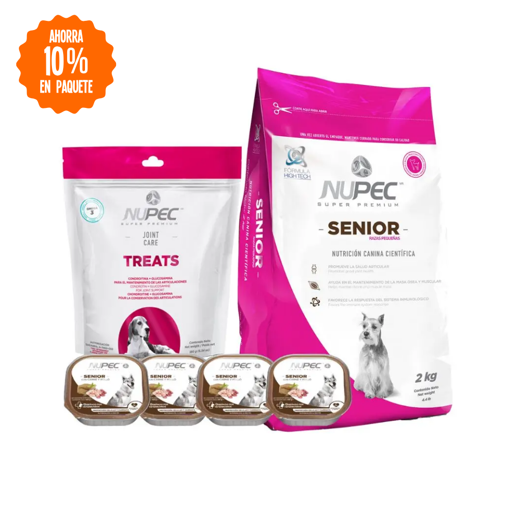 Paquete Senior Raza Pequeña 2 kg