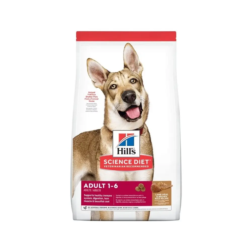 Hill's Alimento Seco para Perro Adulto Raza Mediana Receta Cordero y Arroz 15 kg