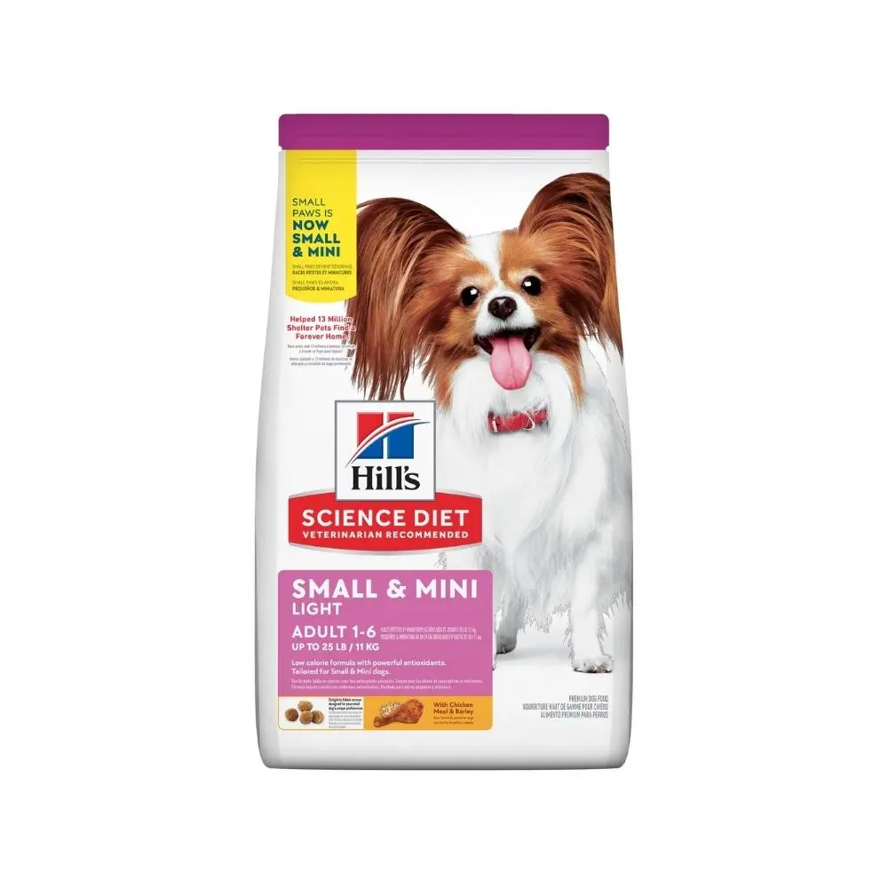 Hill's Alimento Seco Light para Perro Adulto Raza Pequeña y Mini 7 kg