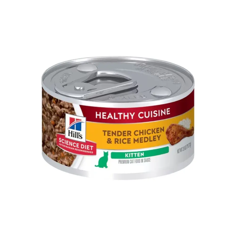 Hill's Alimento Humedo para Gatito Receta Pollo Lata 79 g