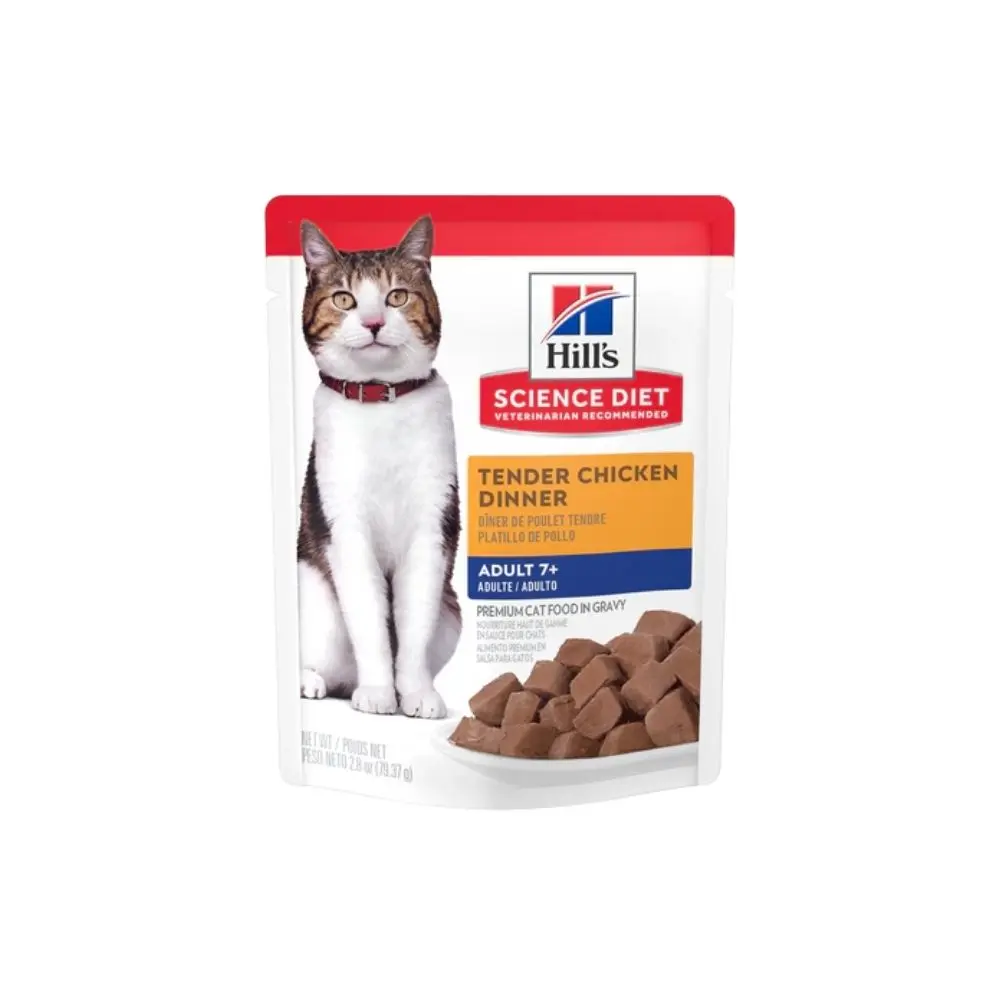 Hill's Alimento Humedo Gato Senior Receta Pollo 79 g
