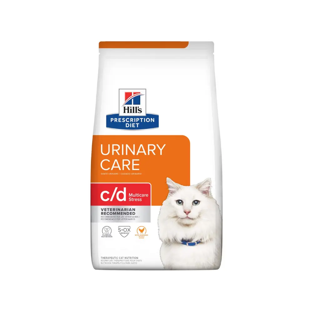 [HIVET-FE-CD-MS-1.8KG] Hill's Prescripcion Alimento Seco c/d Urinary Care Multicare Stress para Gato Adulto 1.8 kg