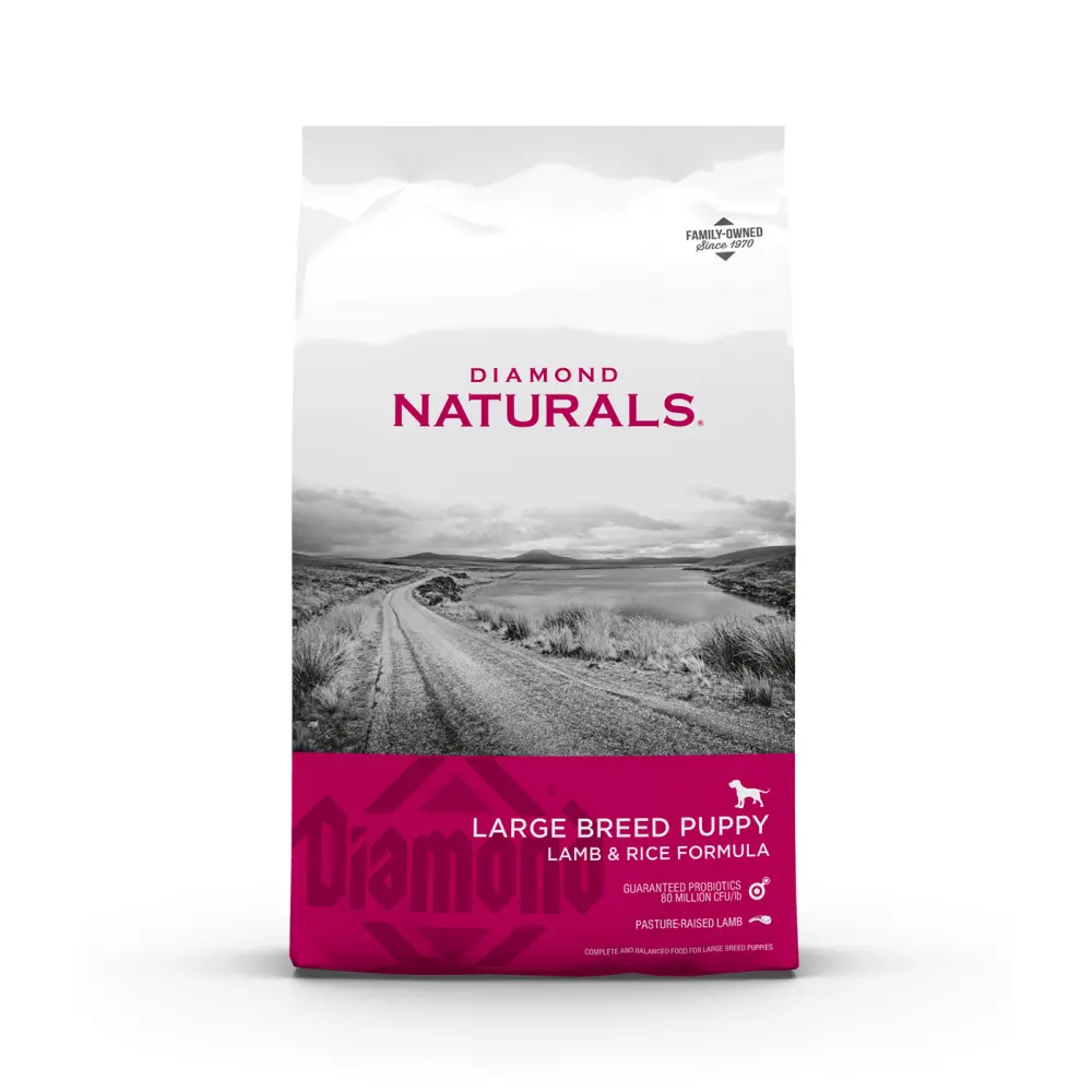 [DN-CA-RG-18.14KG] Diamond Naturals Alimento Seco para Perro Cachorro Raza Grande 18.14 kg