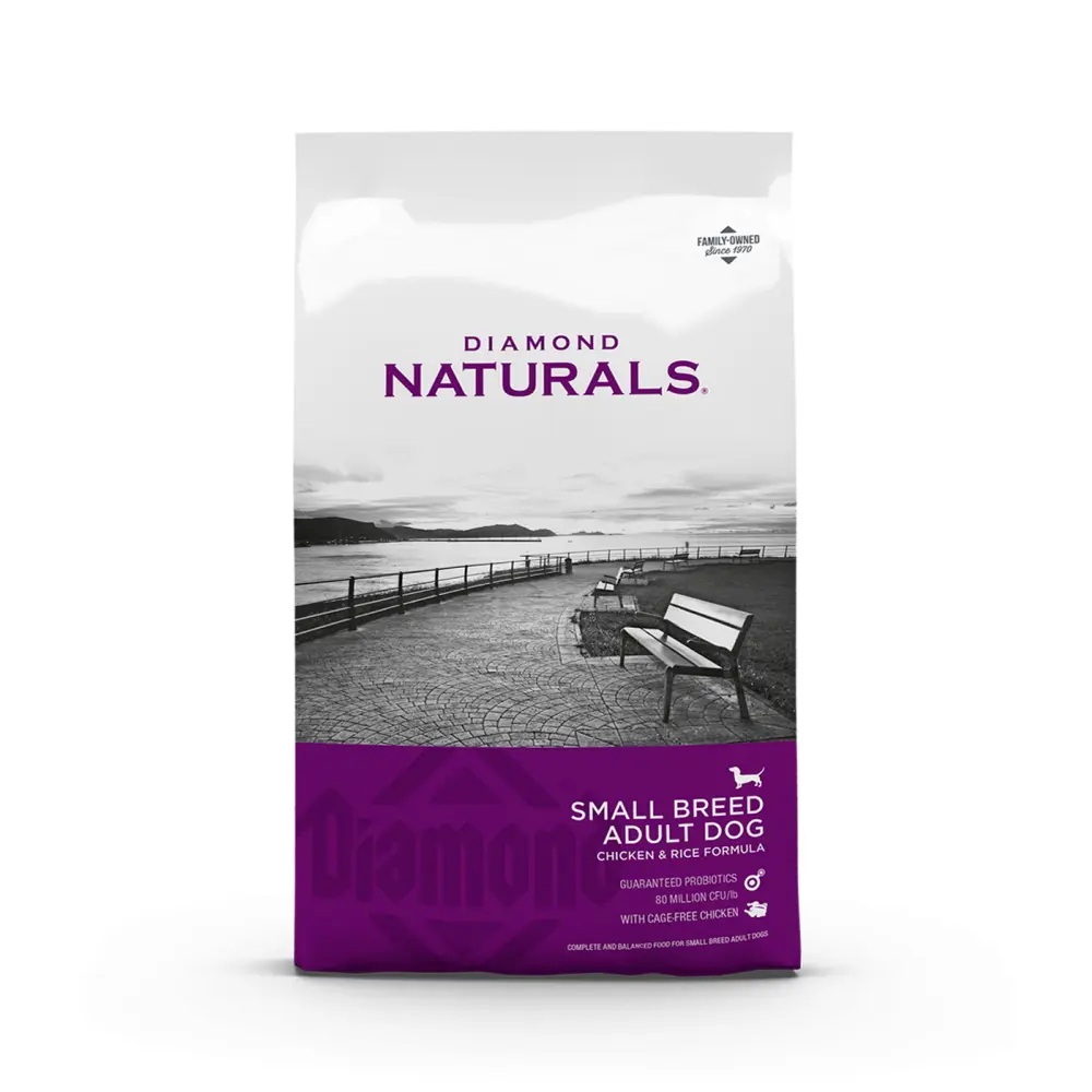 [DN-AD-RP-PLLO-8.16KG] Diamond Naturals Alimento Seco para Perro Adulto Raza Pequeña Receta Pollo y Arroz 8.16 kg