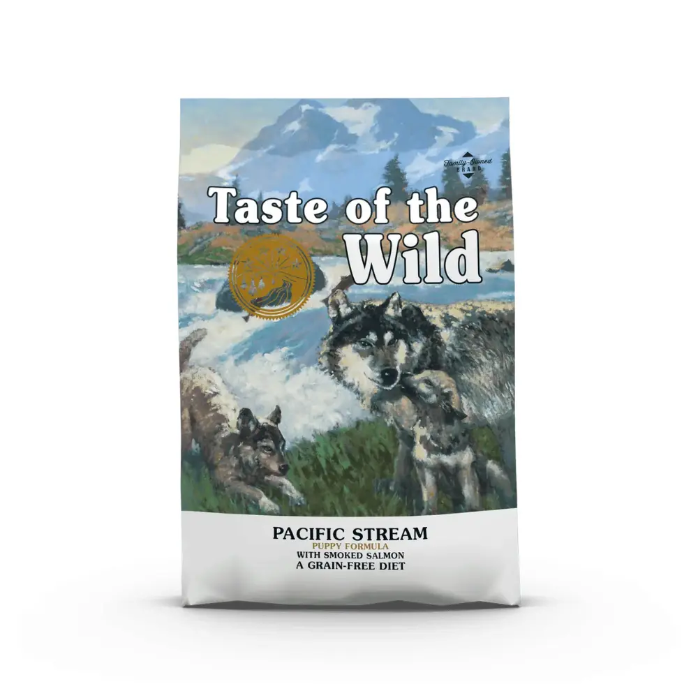 Taste of the Wild Alimento Seco Pacific Stream para Perro Cachorro Receta Salmon Ahumado 6.3 kg