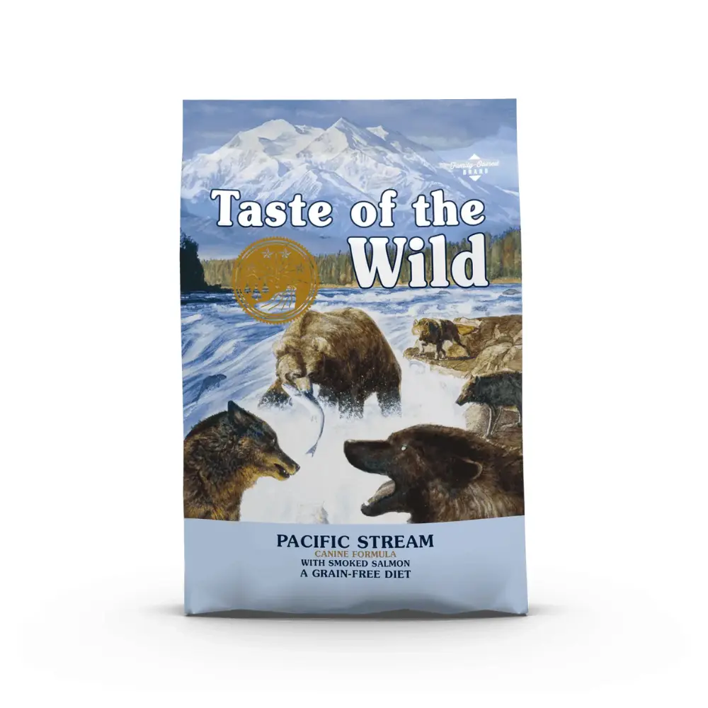 Taste of the Wild Alimento Seco Pacific Stream para Perro Adulto Receta Salmon Ahumado 12.7 kg