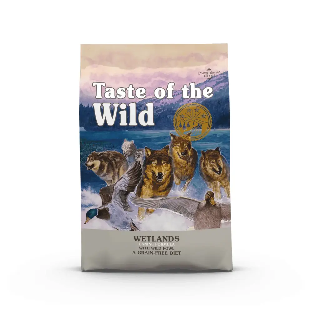 [TW-AD-WL-12.7KG] Taste of the Wild Alimento Seco Wetlands para Perro Adulto Receta Pato Asado 12.7 kg