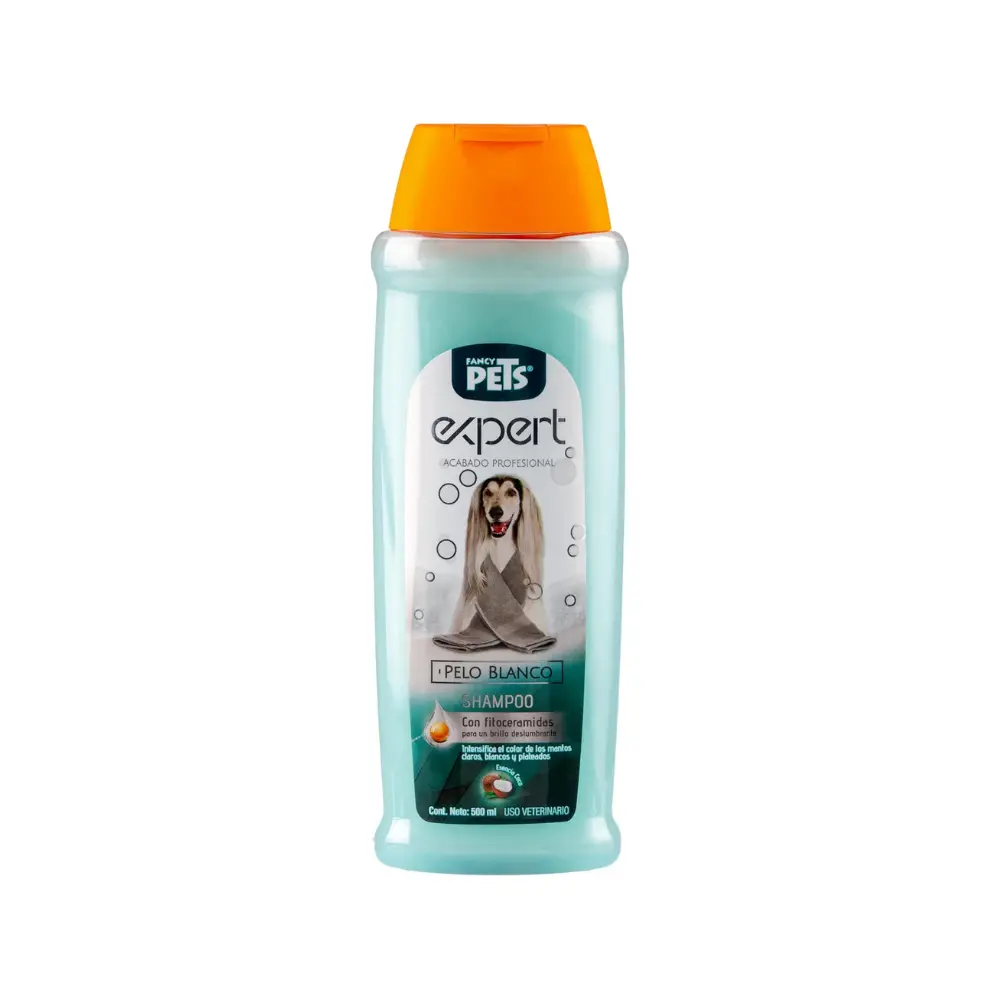 [FP-SP-EX-PB-500ML] Fancy Pets Shampoo Expert para Perro Pelo Blanco 500 ml