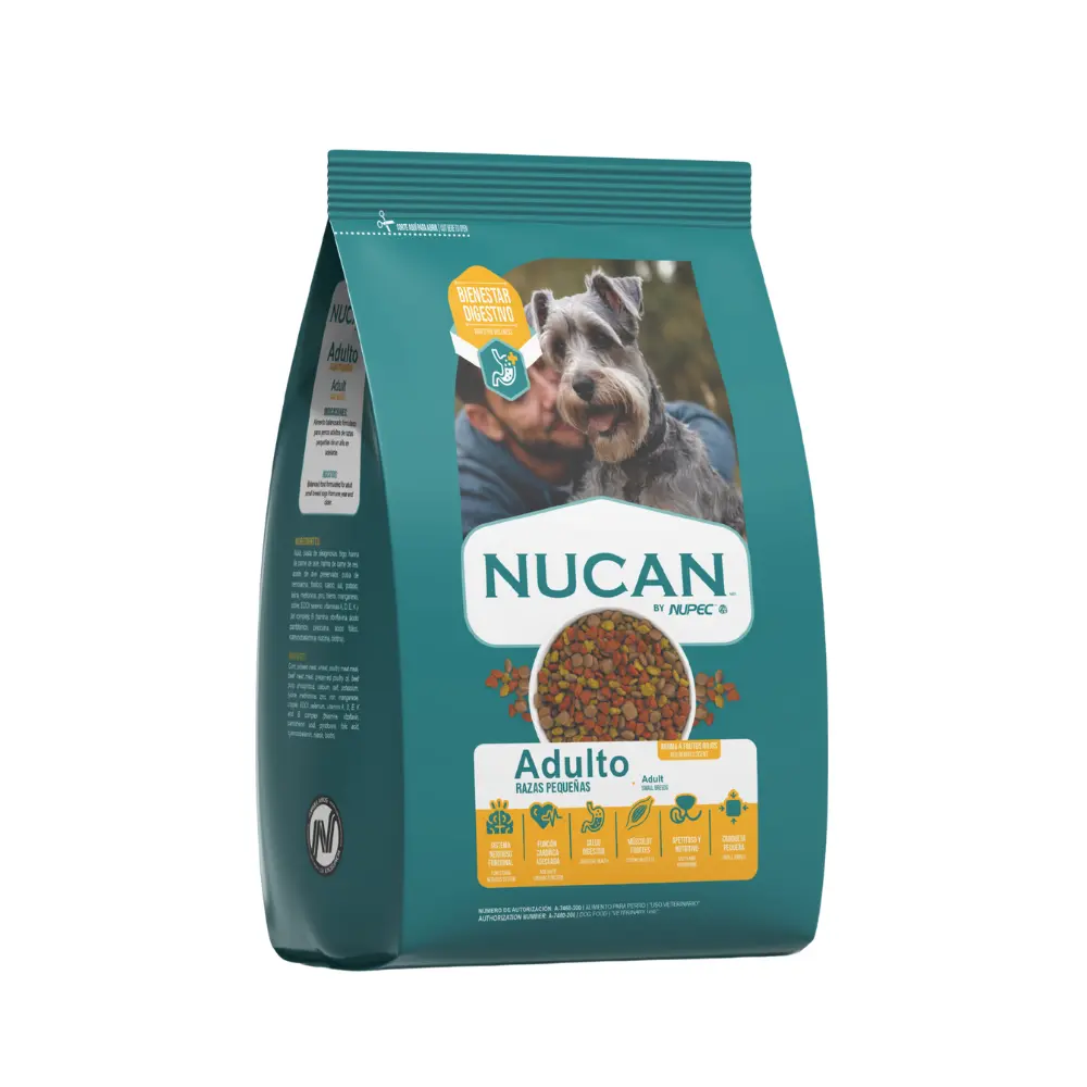Nucan by Nupec Alimento Seco para Perro Adulto Raza Pequeña 15 kg