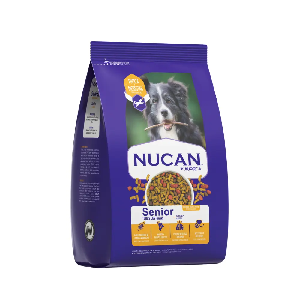 [NC-SE-15KG] Nucan by Nupec Alimento Seco para Perro Senior Todas las Razas 15 kg