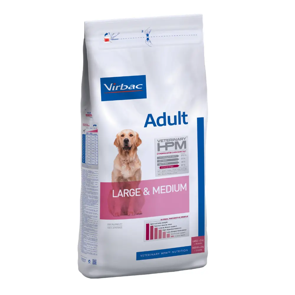 [VB-AD-RMG-3KG] Virbac Alimento Seco para Perro Adulto Raza Mediana/Grande 3 kg
