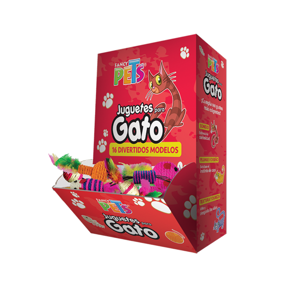 Fancy Pets Juguetes Surtidos para Gato 48 piezas