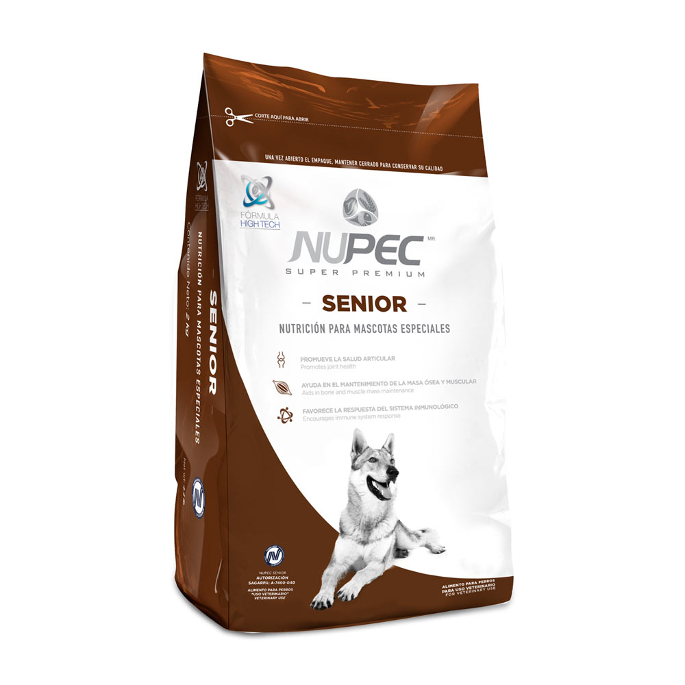 Nupec Alimento Seco para Perro Senior Raza Mediana/Grande 8 kg