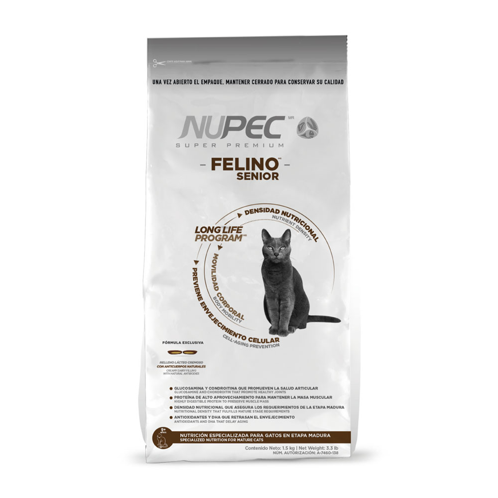 Nupec Felino Alimento Seco para Gato Senior 1.5 kg