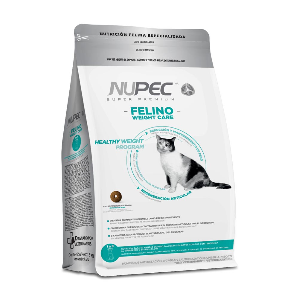 Nupec Felino Alimento Seco Weight Care para Gato Adulto 1.5 kg