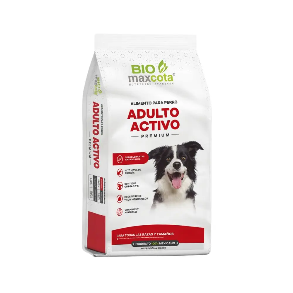 Biomaxcota Alimento Seco para Perro Adulto Activo Todas las Razas 10 kg