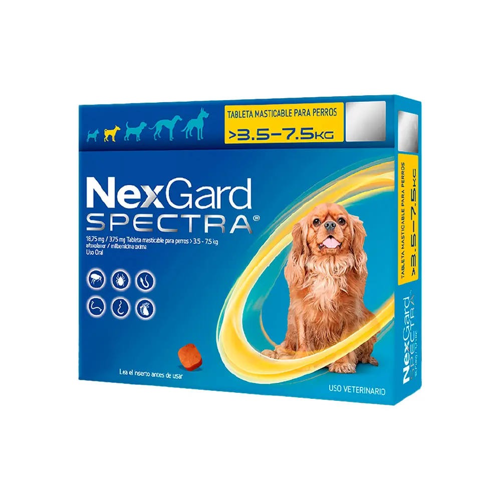 Nexgard 3 Tabletas Desparasitantes para Perro de 3.6 a 7.5 kg