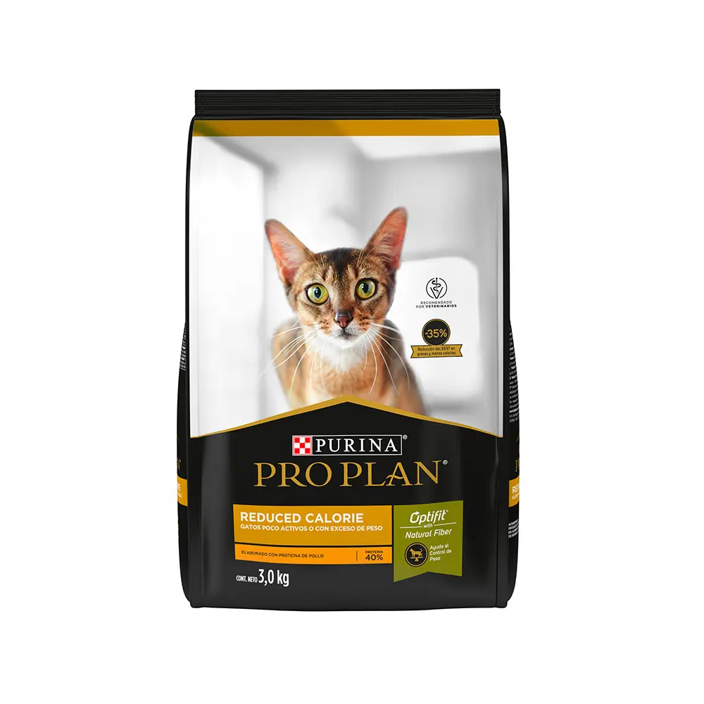 [PP-FE-RC-3KG] Pro Plan Alimento Seco Reduced Calorie para Gato Adulto 3 kg