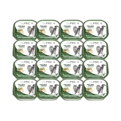 [NP-FE-HM-HB-SKIT-16LATAS] Nupec Alimento Humedo Hairball para Gato Adulto Super Kit 16 Latas