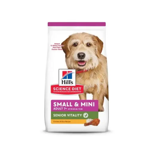 [HI-SE-SV-RPRMINI-1.6KG] Hill's Alimento Seco Senior Vitality para Perro Senior Raza Pequeña y Mini 1.6 kg
