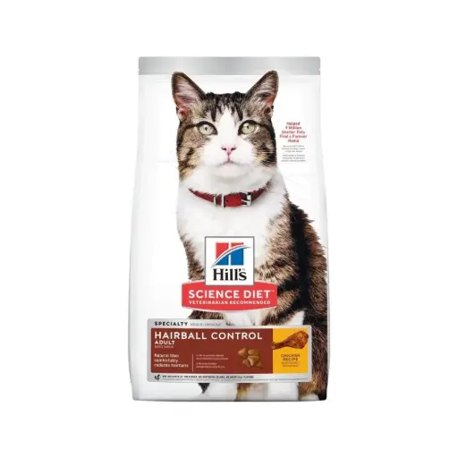 [HI-FE-HB-3.2KG] Hill's Alimento Seco Hairball Control para Gato Adulto 3.2 kg