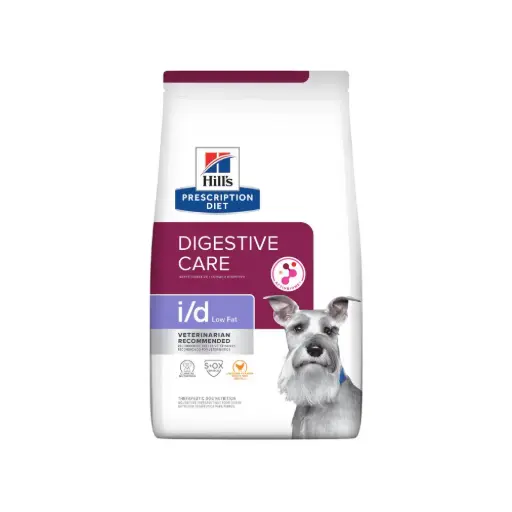 [HIVET-ID-LF-3.9KG] Hill's Prescripcion Alimento Seco i/d Digestive Care Low Fat para Perro Adulto 3.9 kg