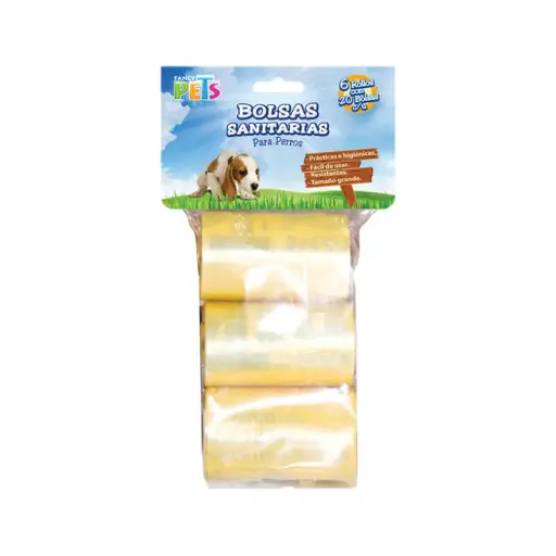 [FP-BDES-60BOLSAS] Fancy Pets Bolsas para Desechos para Perros 60 bolsas