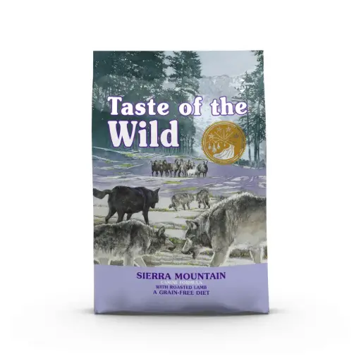 [TW-AD-SM-2.28KG] Taste of the Wild Alimento Seco Sierra Mountain para Perro Adulto Receta Cordero Asado 2.28 kg