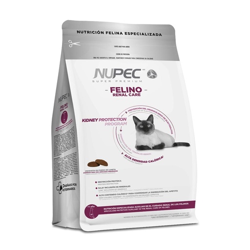 [NP-FE-RC-1.5KG] Nupec Felino Alimento Seco Renal Care para Gato Adulto 1.5 kg