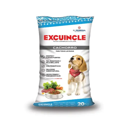 [EX-CA-20KG] Excuincle Alimento Seco para Perro Cachorro Todas las Razas 20 kg