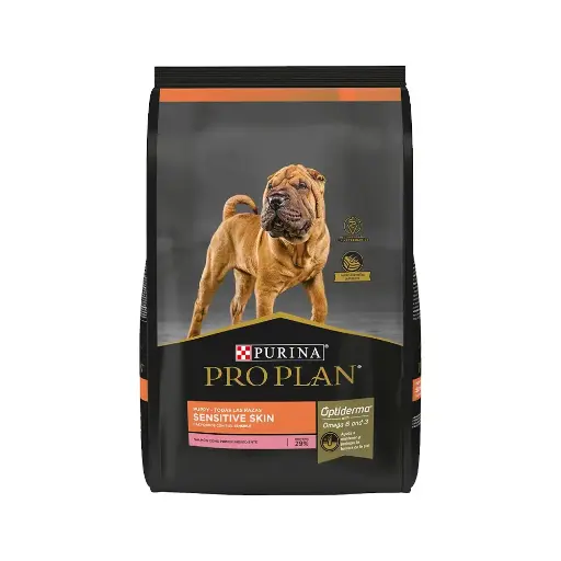 [PP-SENS-CA-SMON-3KG] Pro Plan Alimento Seco Sensitive Skin para Perro Cachorro Todas las Razas Receta Salmon 3 kg