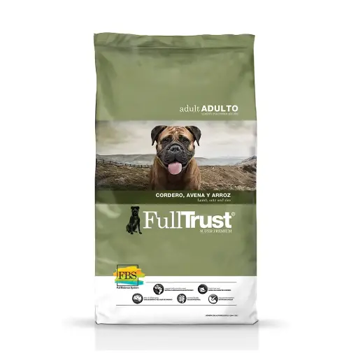 [FT-AD-CDRO-2KG] FullTrust Alimento Seco para Perro Adulto Todas las Razas Receta Cordero 2 kg